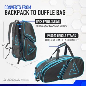 JOOLA Tour Elite khá linh hoạt chuyển từ túi xách sang balo